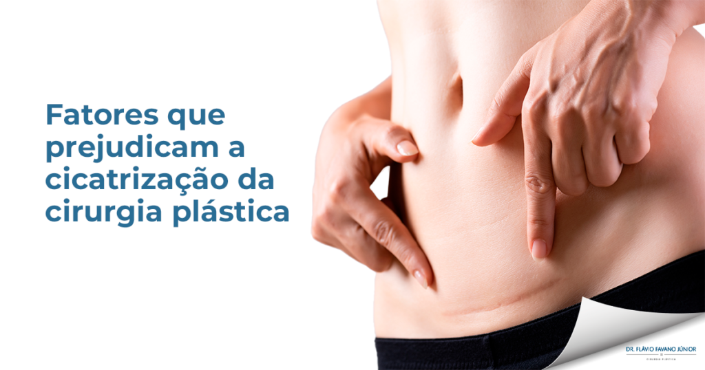 barriga de uma mulher com uma cicatriz